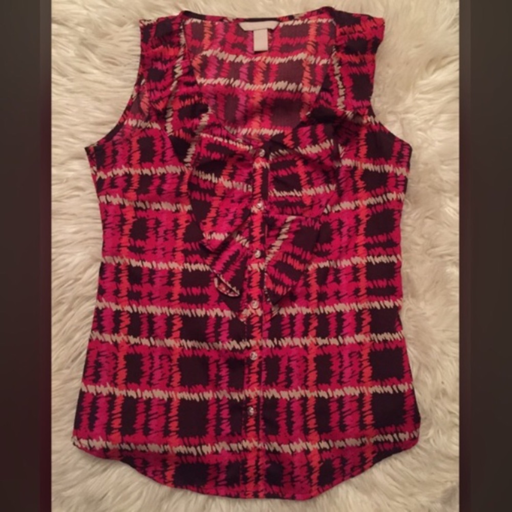 BANANA REPUBLIC sleeveless blouse NWOT! Sz S
